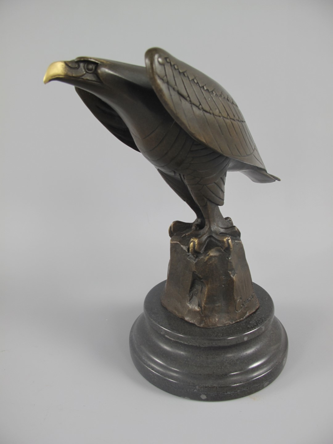 Figur Bronze ADLER H.21x22cm