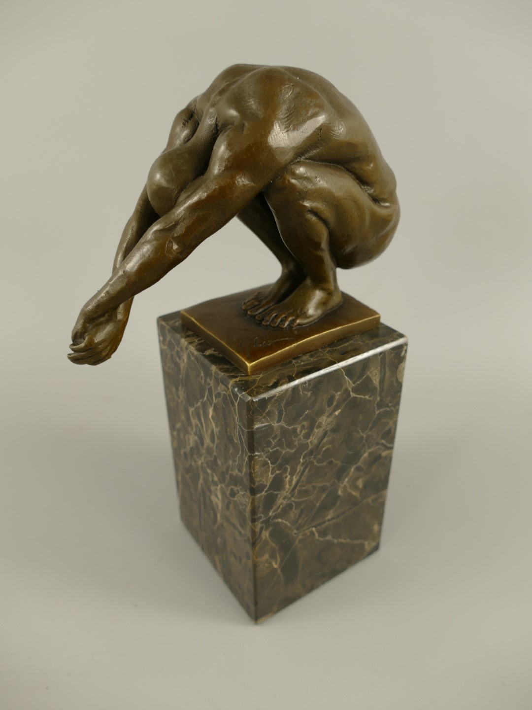 Figur Bronze SWIMMER H.24x13cm