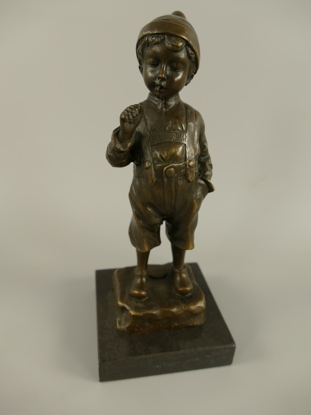 Figur Bronze Junge H.21x9cm