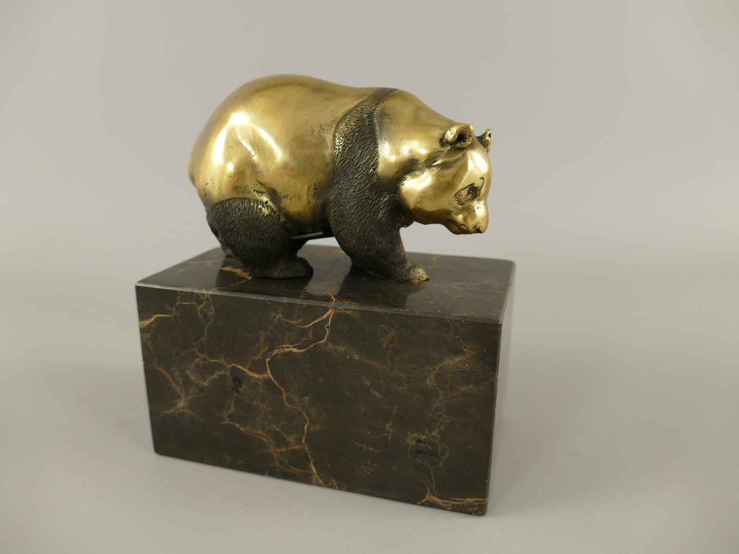 Bronze Figur Panda H.15x13cm