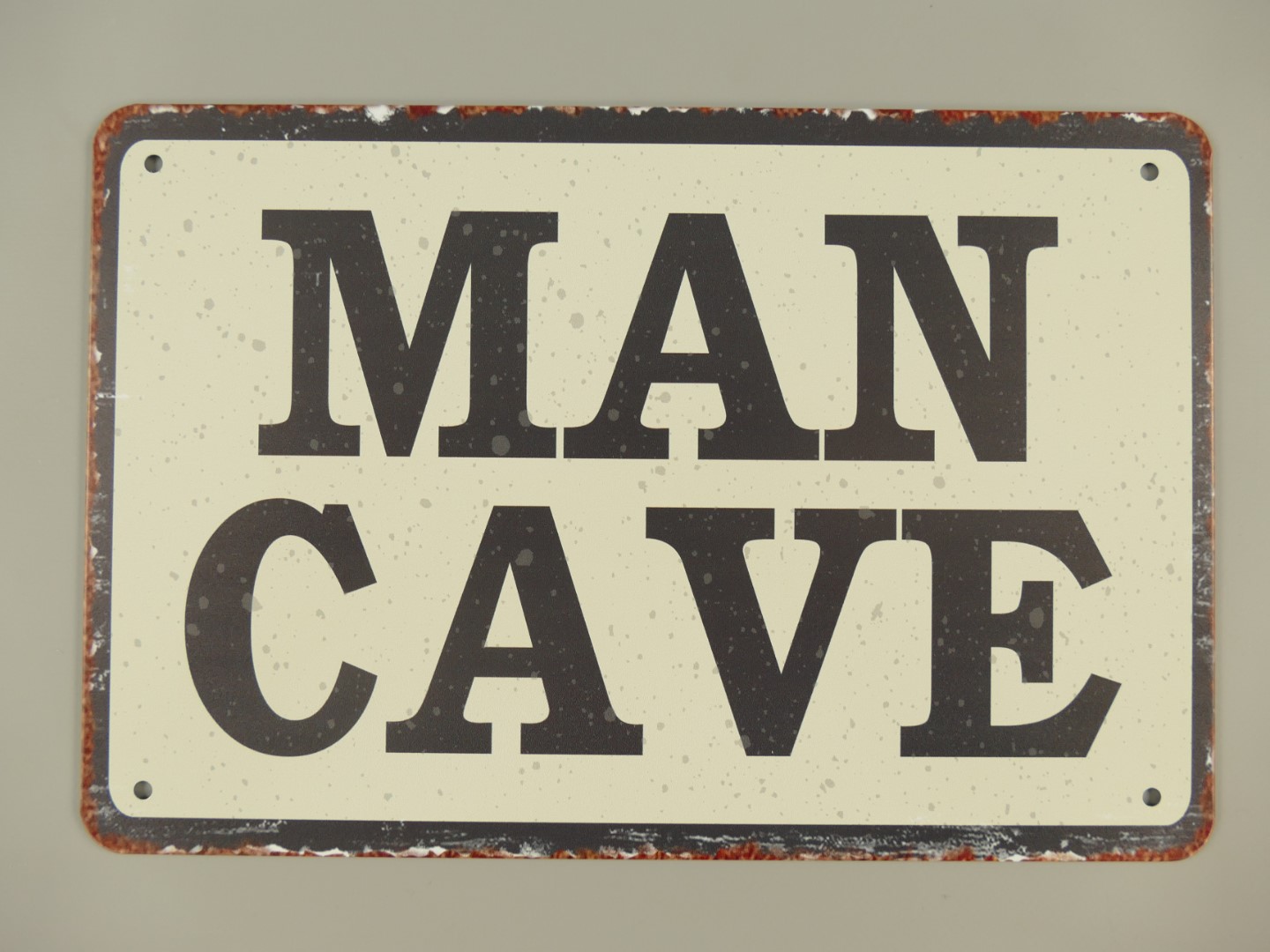 Wandschild Man Cave L.30x20cm