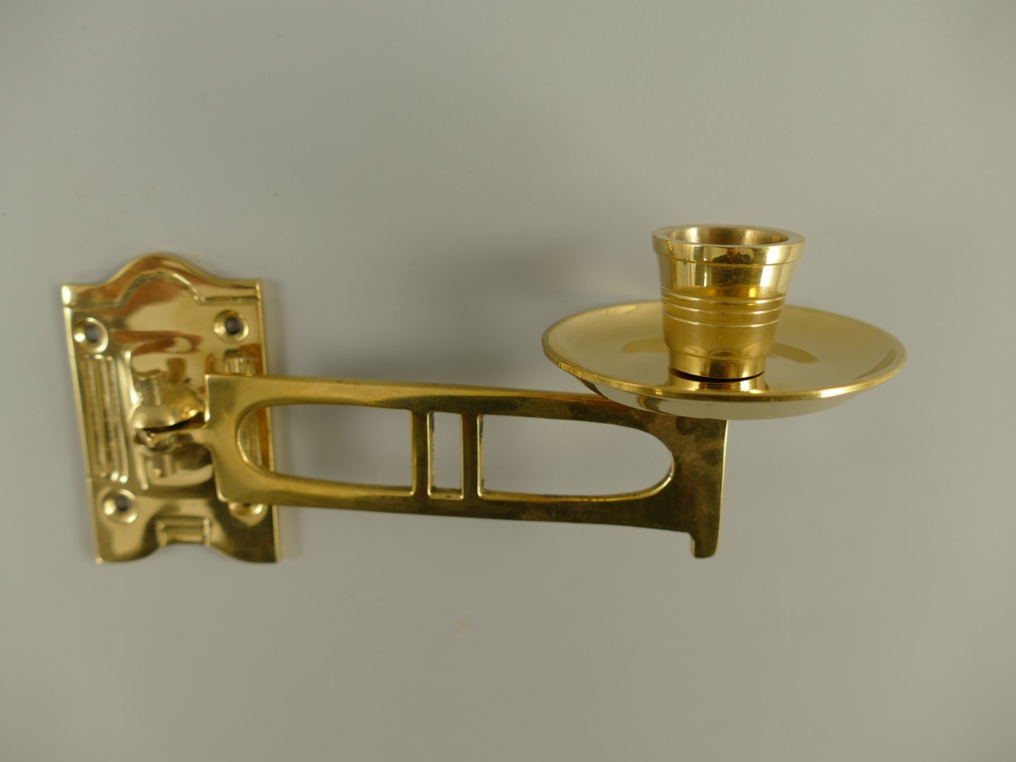 Klavierleuchter Messing L.18x9cm